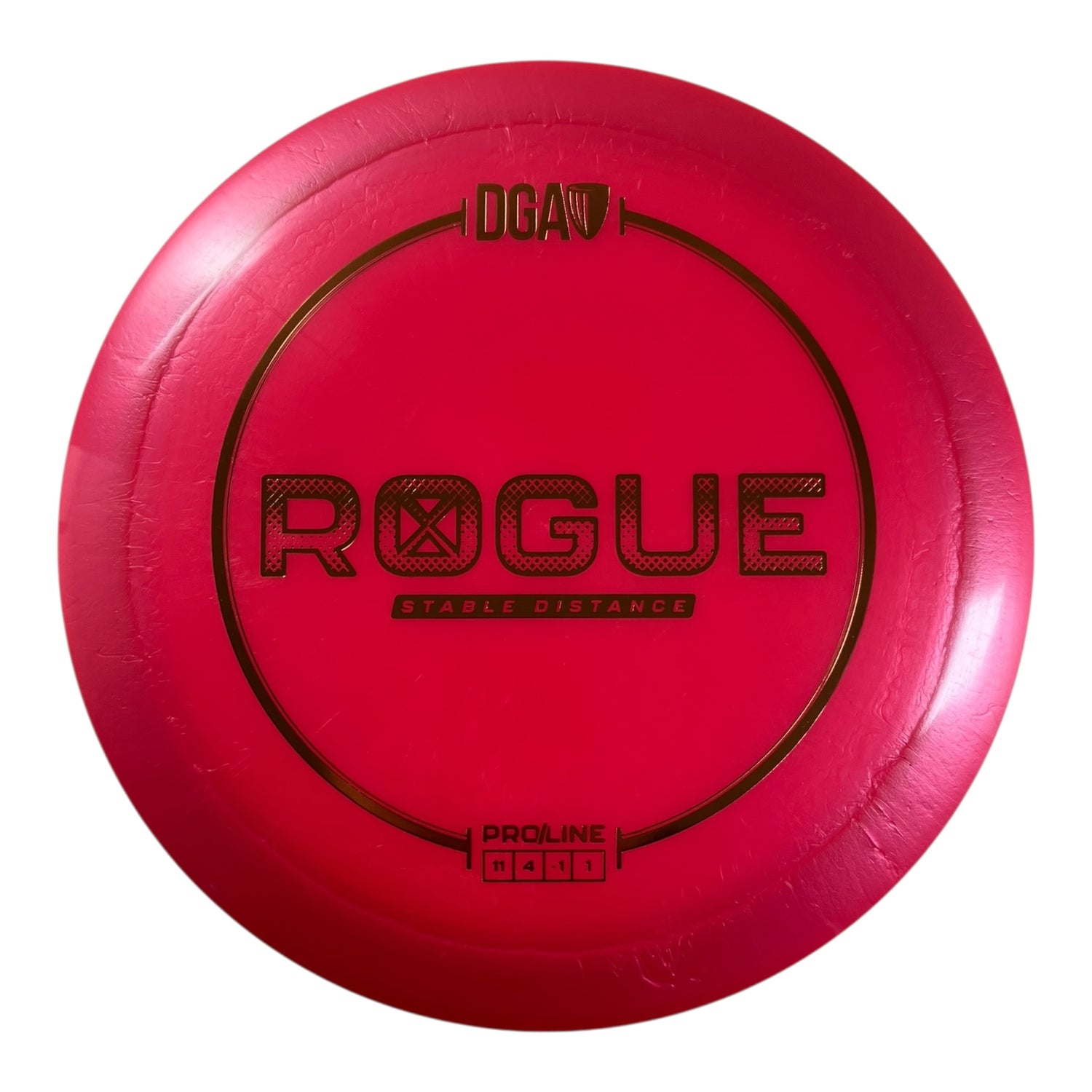 Disc Golf Association Rogue | Pro Line | Pink/Gold 173g Disc Golf