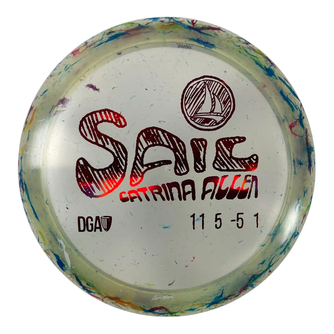 Disc Golf Association Sail | Granite | Blue/Red 173g (Catrina Allen) Disc Golf