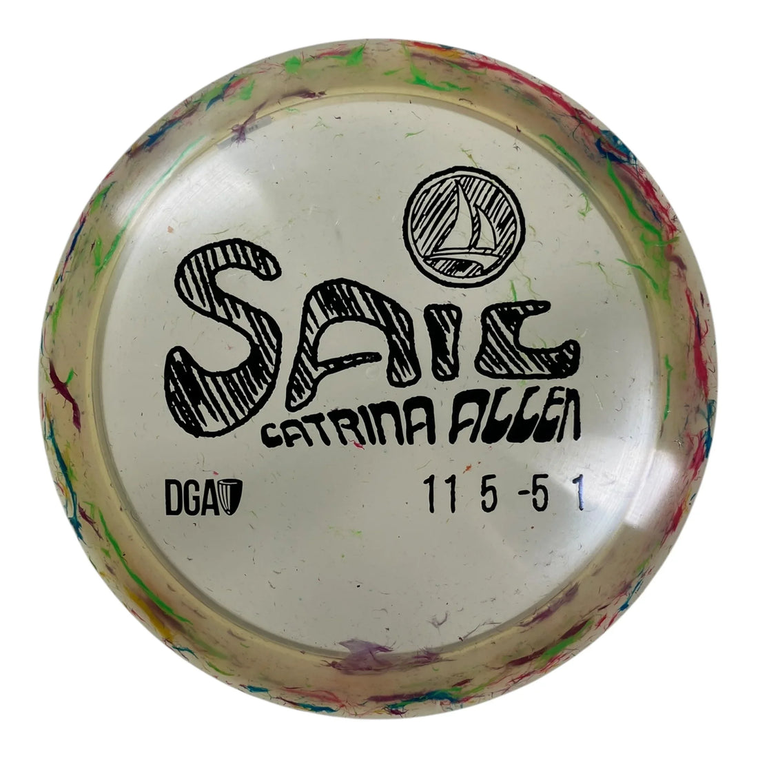 Disc Golf Association Sail | Granite | Green/Black 172g (Catrina Allen) Disc Golf