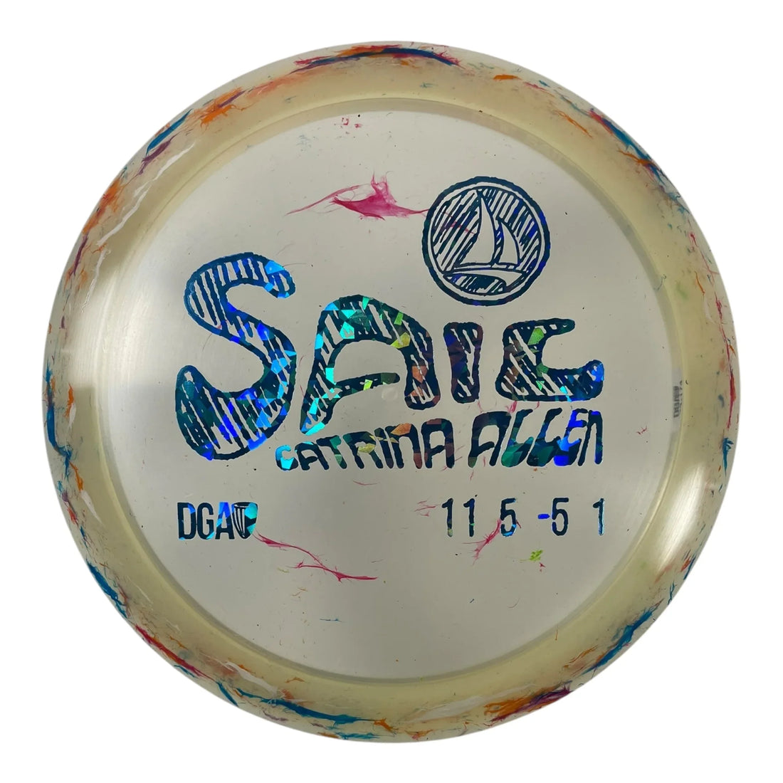 Disc Golf Association Sail | Granite | Pink/Blue 173g (Catrina Allen) Disc Golf
