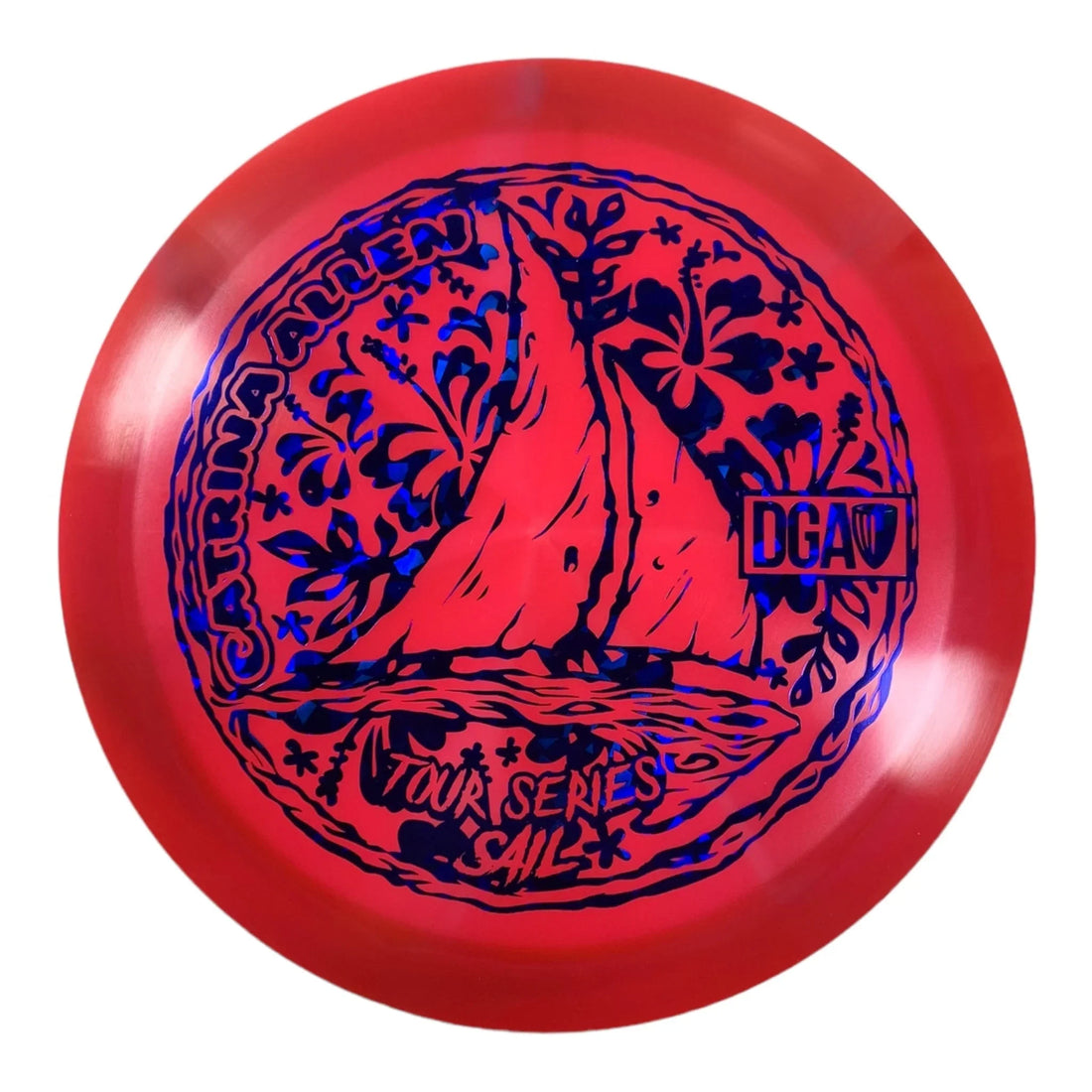 Disc Golf Association Sail | Swirl | Red/Blue 172g (Catrina Allen) Disc Golf