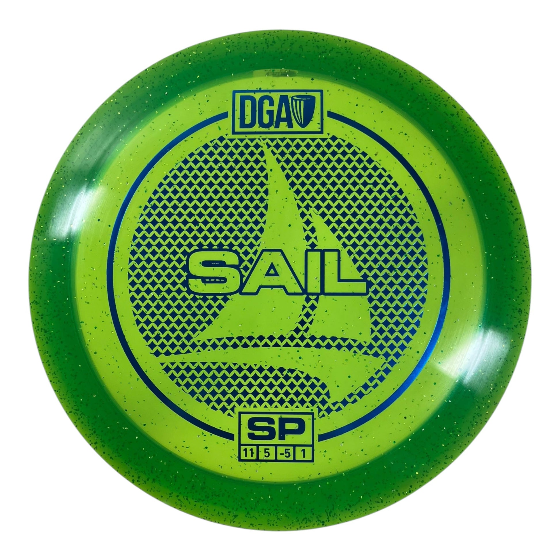 Disc Golf Association Sail | SP | Green/Blue 174g Disc Golf