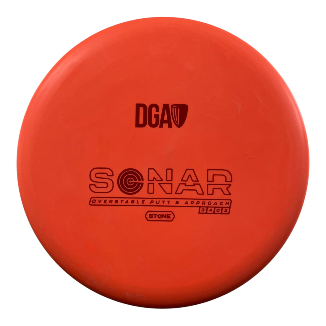 Disc Golf Association Sonar | Stone | Orange/Red 173g Disc Golf