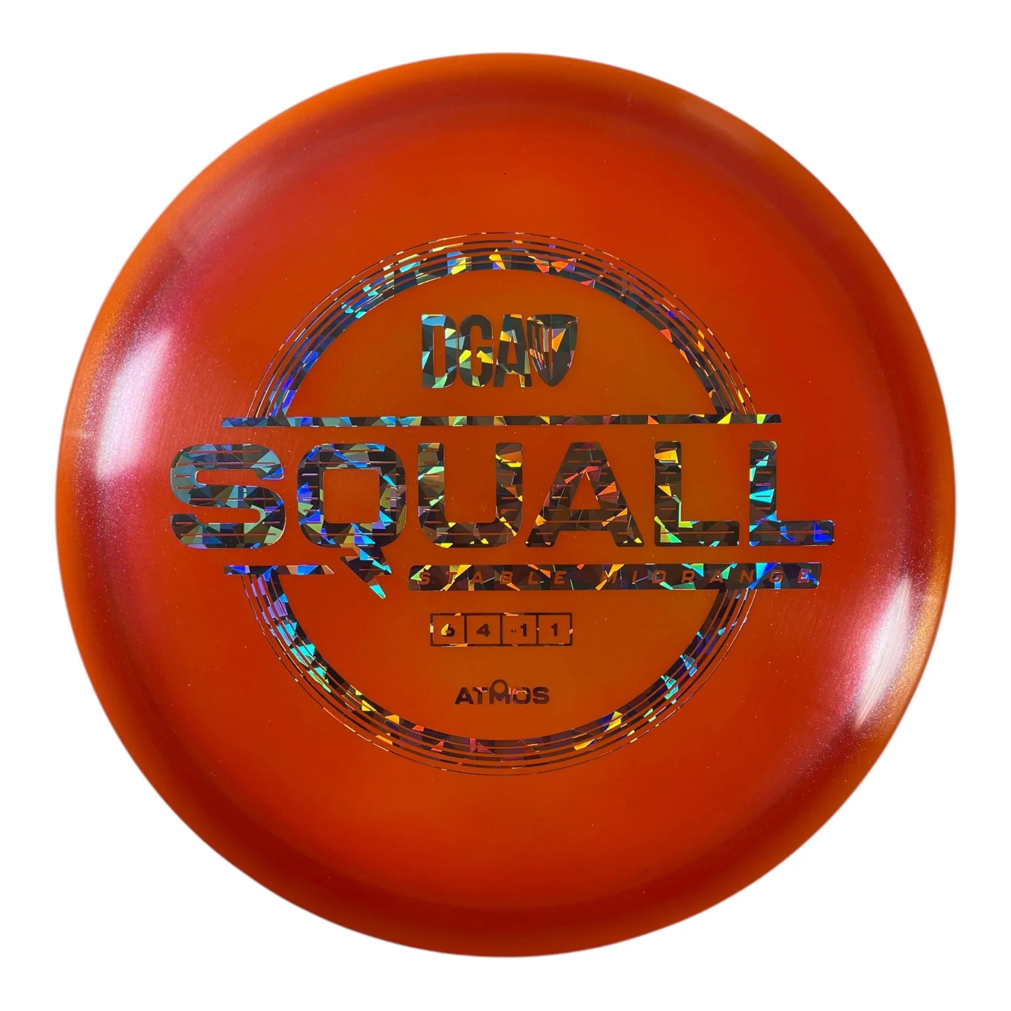 Disc Golf Association Squall | Atmos | Orange/Holo 177g Disc Golf