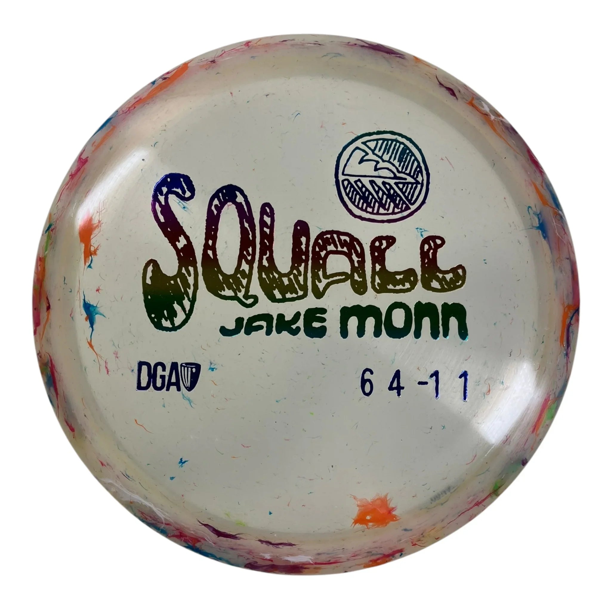 Disc Golf Association Squall | Granite | Clear/Rainbow 173g (Jake Monn) Disc Golf