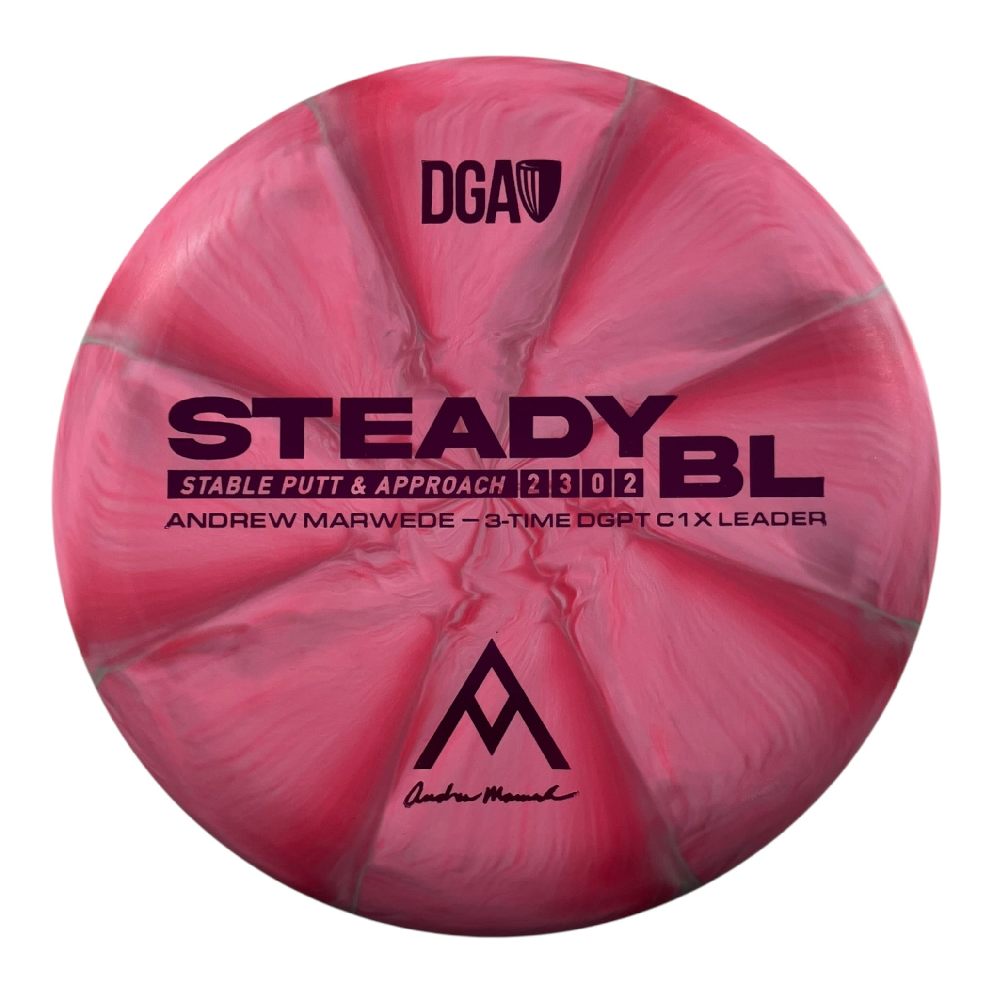Steady BL | Stone Swirl | Pink/Pink 172g (Andrew Marwede)