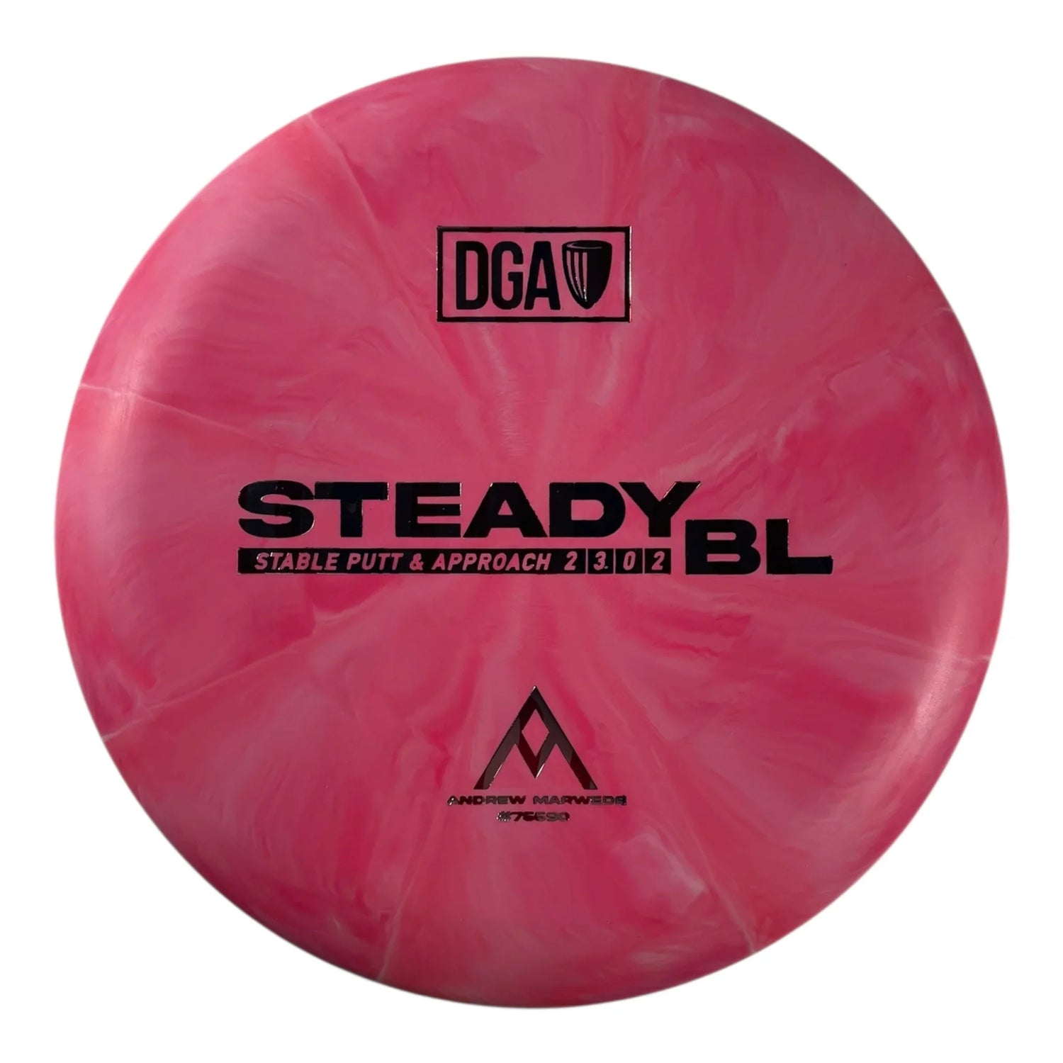 Disc Golf Association Steady BL | Stone Swirl | Pink/USA 170g (Andrew Marwede) Disc Golf