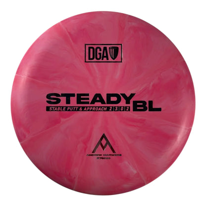 Disc Golf Association Steady BL | Stone Swirl | Pink/USA 170g (Andrew Marwede) Disc Golf