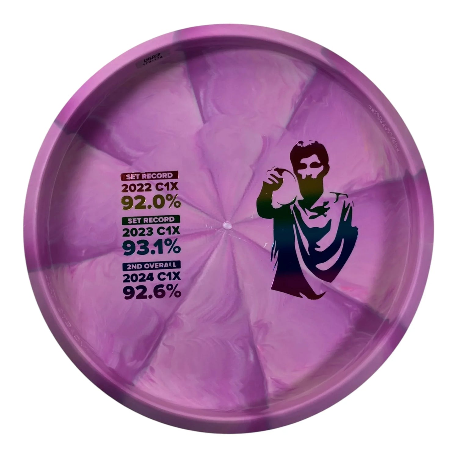 Disc Golf Association Steady BL | Stone Swirl | Purple/Gold 174g (Andrew Marwede) Disc Golf