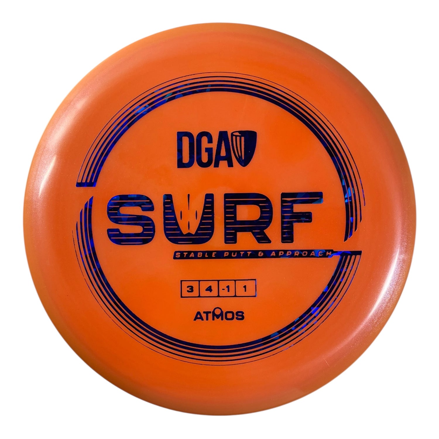 Disc Golf Association Surf | Atmos | Orange/Blue Holo 172g Disc Golf