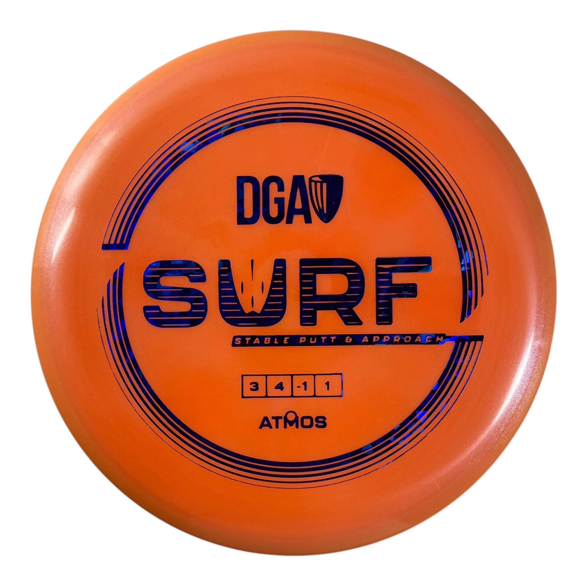 Disc Golf Association Surf | Atmos | Orange/Blue Holo 172g Disc Golf