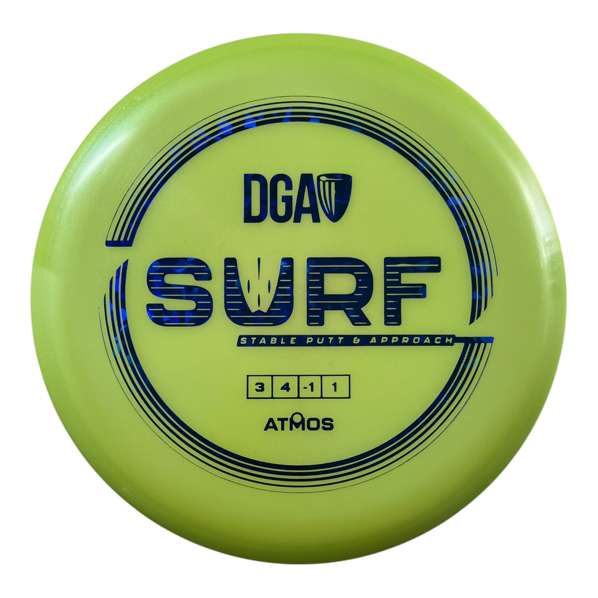Disc Golf Association Surf | Atmos | Yellow/Blue 172g Disc Golf