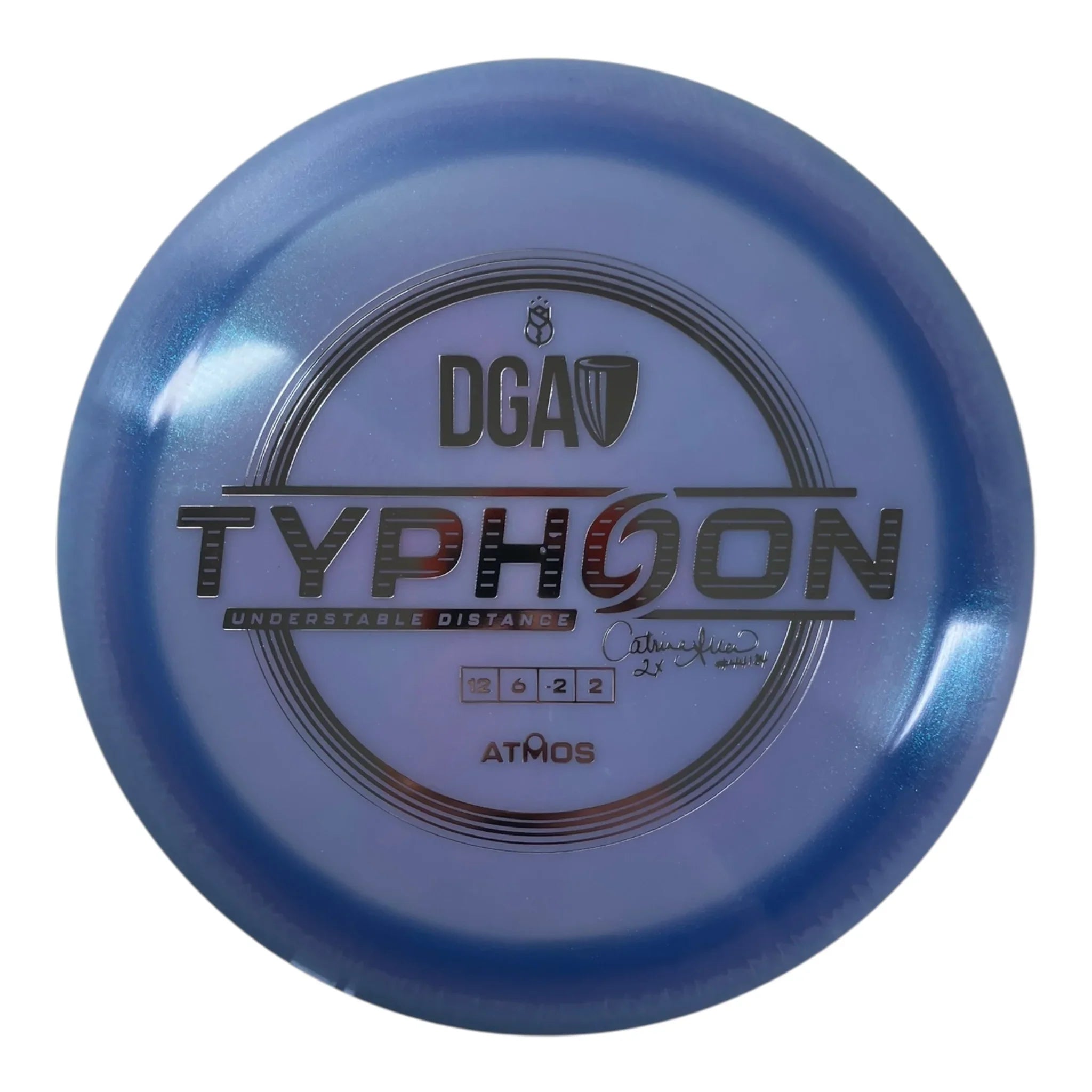 Disc Golf Association Typhoon | Atmos | Blue/Silver 174g (Catrina Allen) Disc Golf