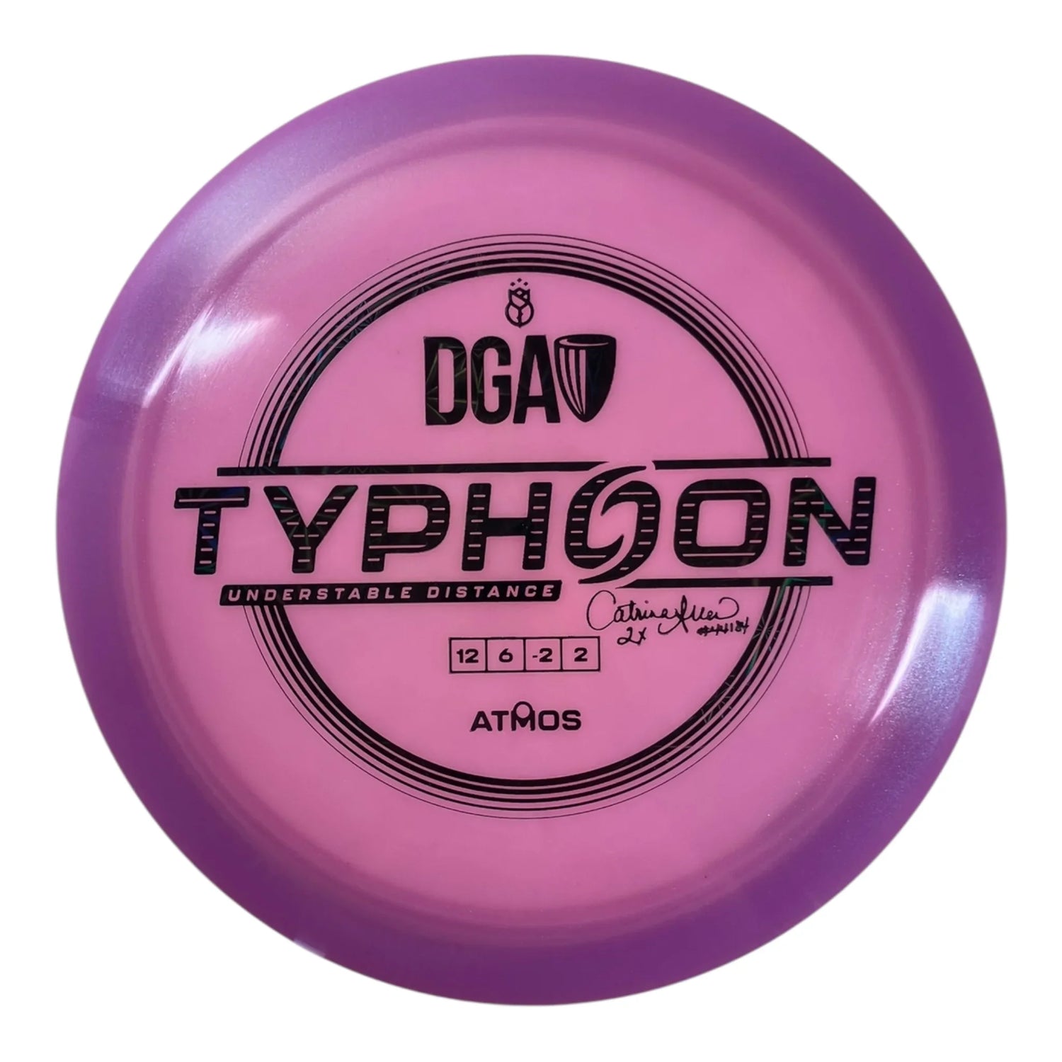 Disc Golf Association Typhoon | Atmos | Purple/Grey 172g (Catrina Allen) Disc Golf