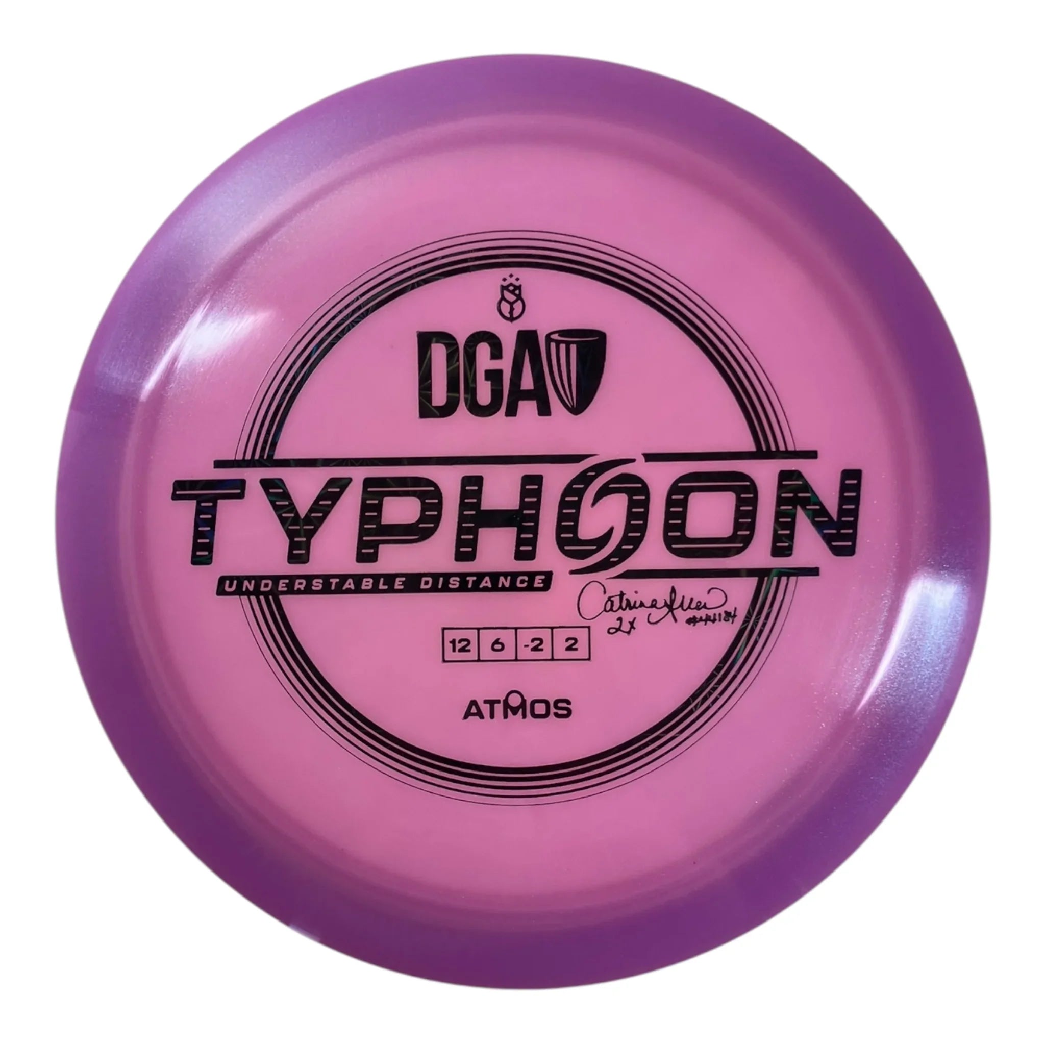 Disc Golf Association Typhoon | Atmos | Purple/Grey 172g (Catrina Allen) Disc Golf