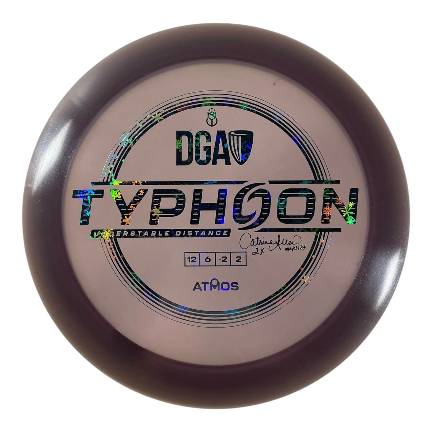 Disc Golf Association Typhoon | Atmos | Purple/Snowflakes 174g (Catrina Allen) Disc Golf