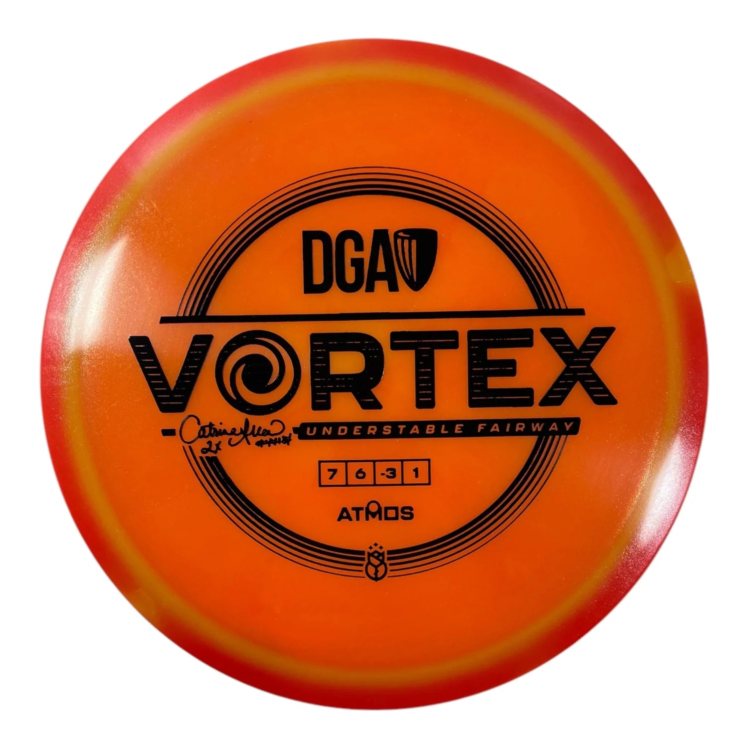 Disc Golf Association Vortex | Atmos | Orange/Black 174g (Catrina Allen) Disc Golf