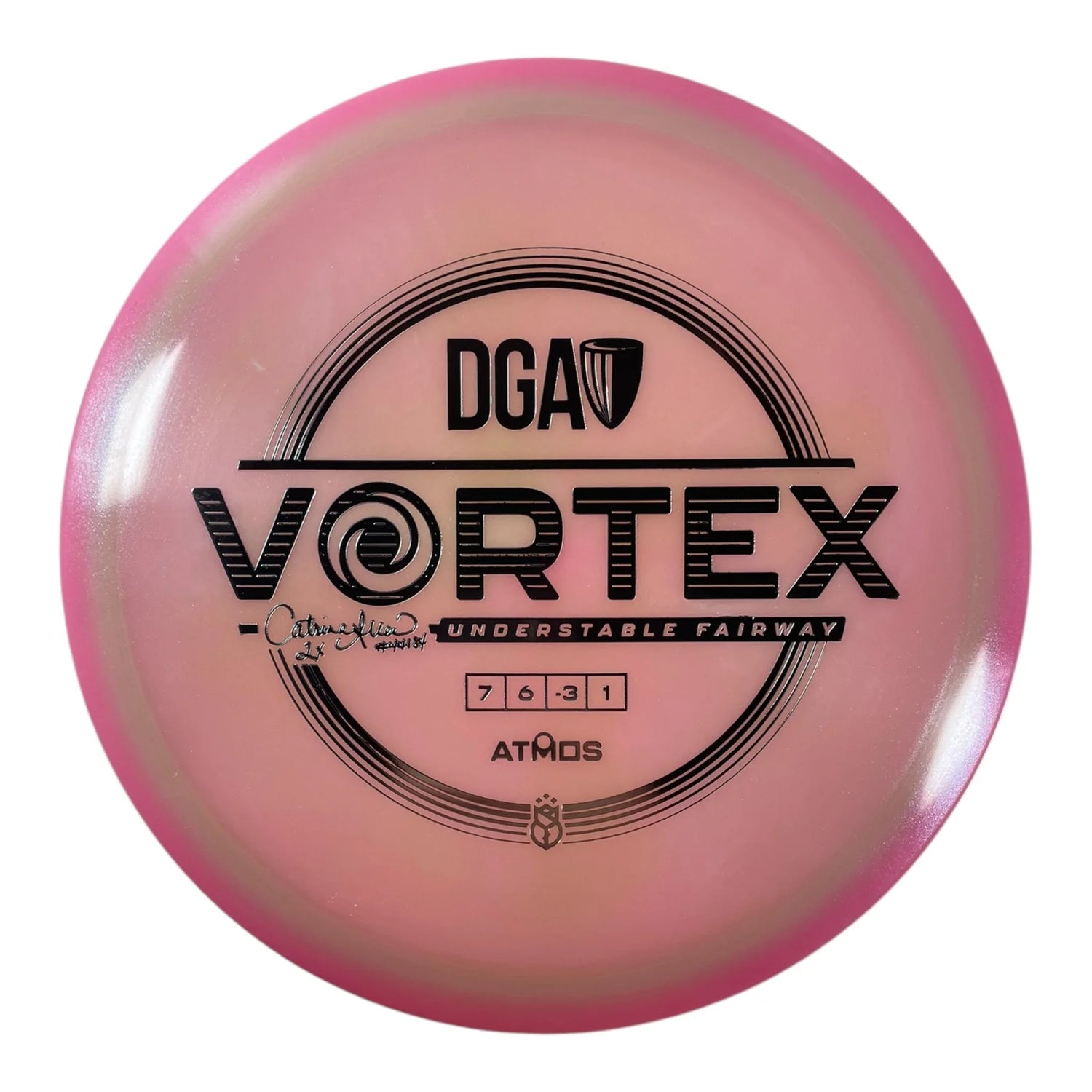 Disc Golf Association Vortex | Atmos | Pink/Silver 172g (Catrina Allen) Disc Golf