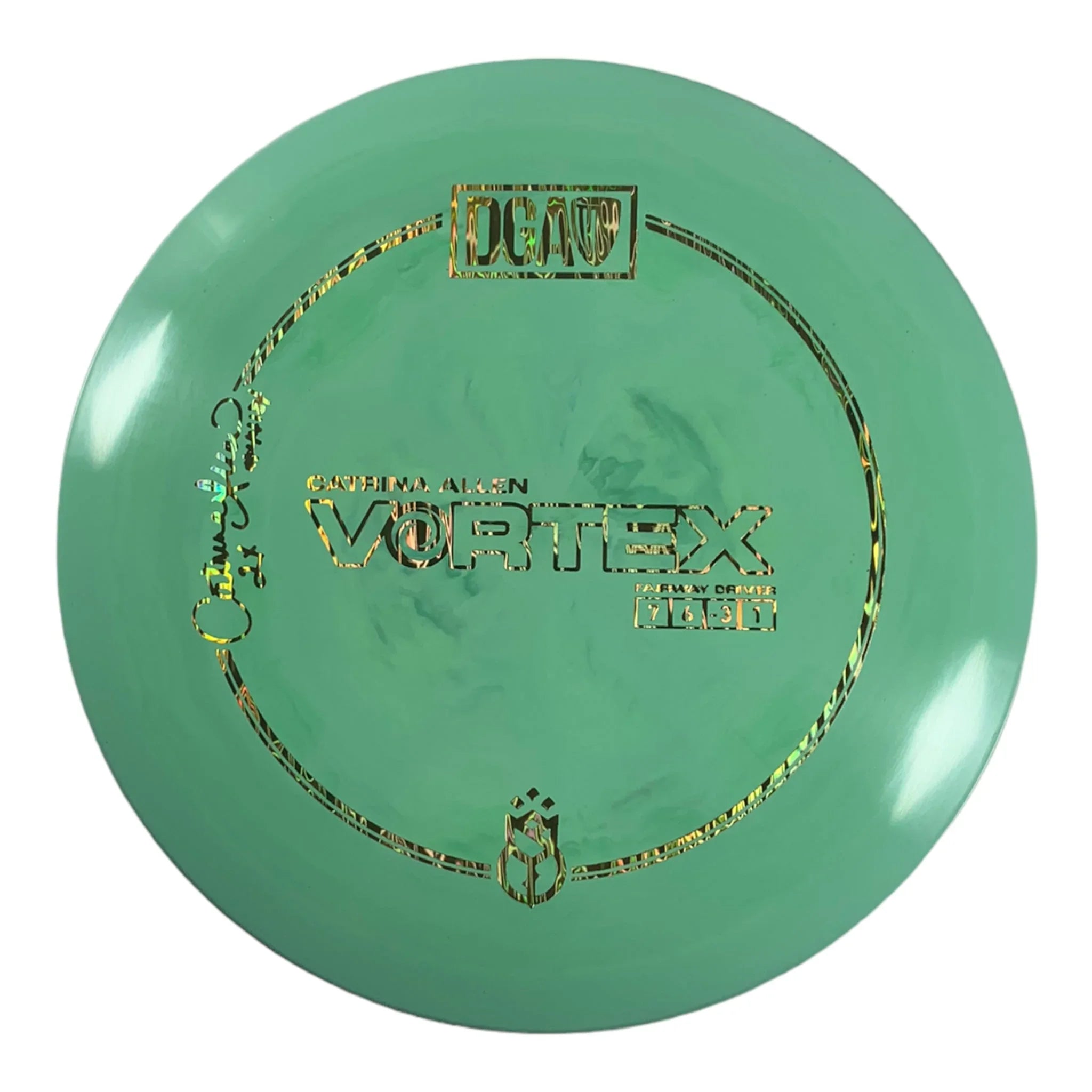 Disc Golf Association Vortex | PL | Green/Gold 172g (Catrina Allen) Disc Golf