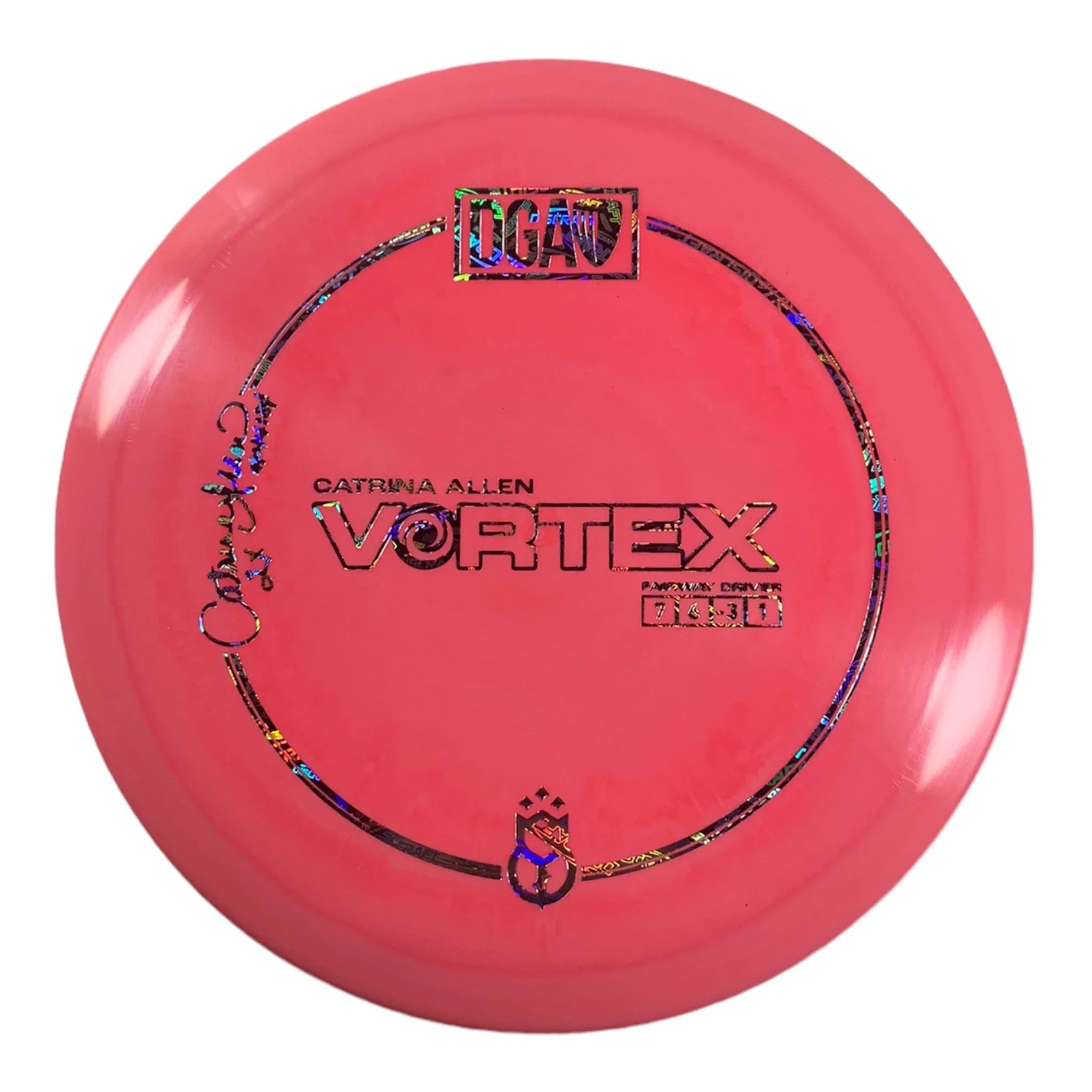 Disc Golf Association Vortex | PL | Pink/Holo 174g (Catrina Allen) Disc Golf