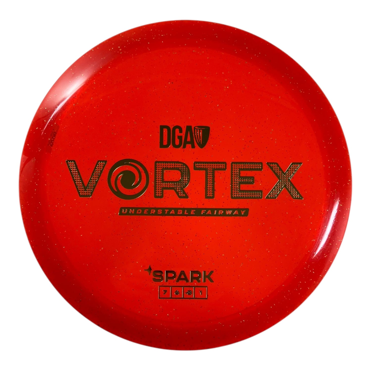 Disc Golf Association Vortex | Spark | Orange/Gold 171g Disc Golf