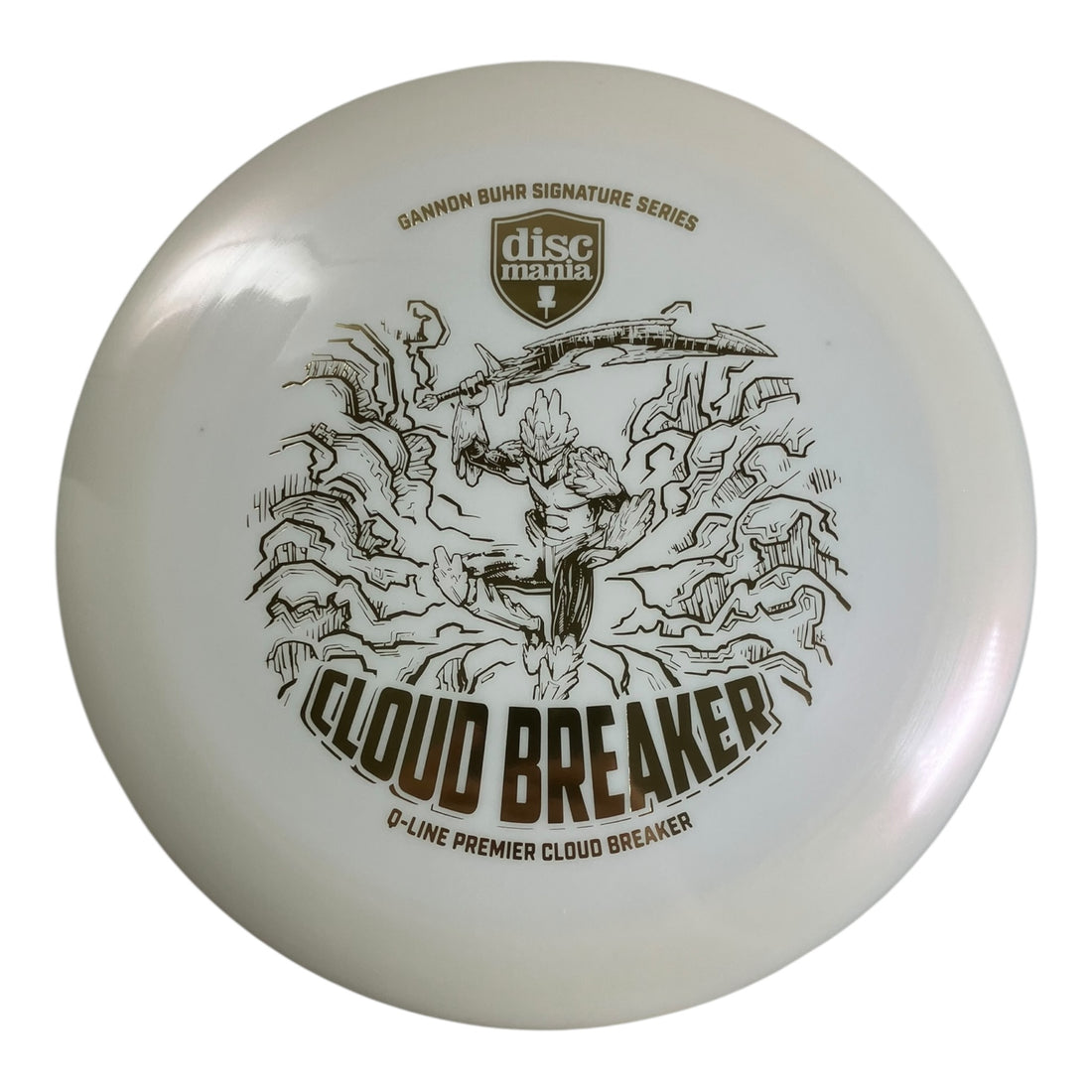 Discmania Cloud Breaker | Premier Q-Line | White/Gold 173-174g (Gannon Buhr) Disc Golf