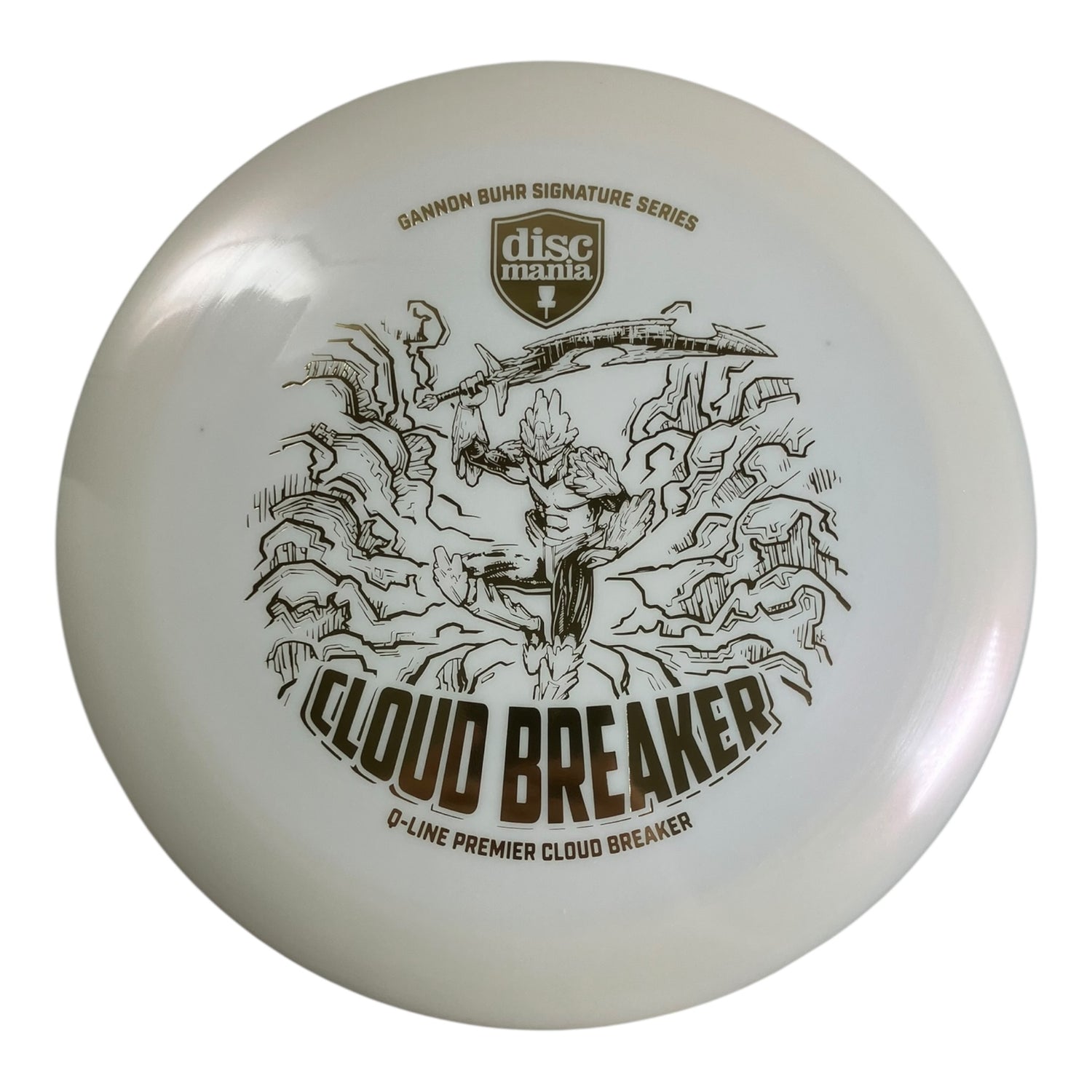 Discmania Cloud Breaker | Premier Q-Line | White/Gold 173-174g (Gannon Buhr) Disc Golf