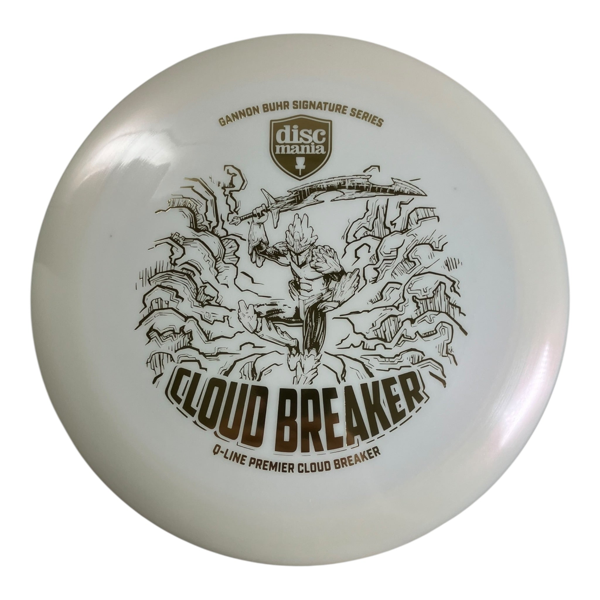 Discmania Cloud Breaker | Premier Q-Line | White/Gold 173-174g (Gannon Buhr) Disc Golf