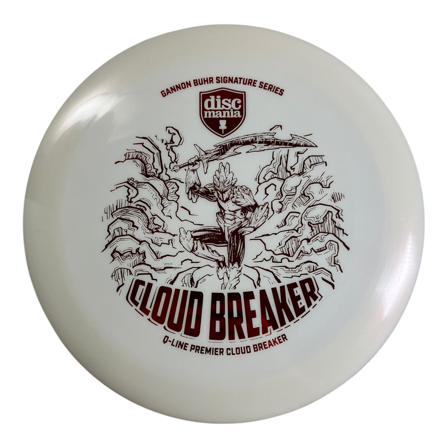 Discmania Cloud Breaker | Premier Q-Line | White/Red 175g (Gannon Buhr) Disc Golf