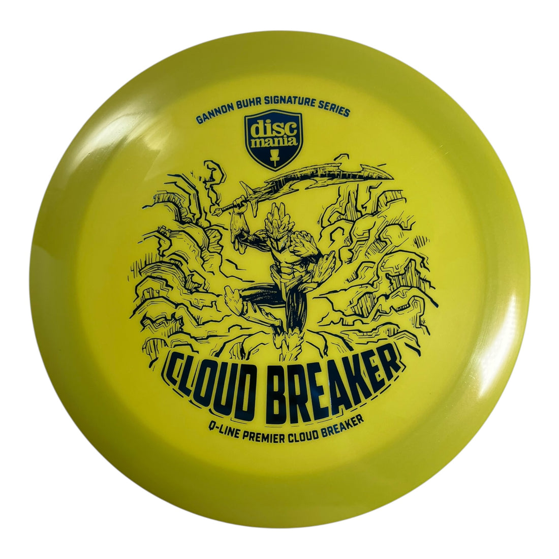 Discmania Cloud Breaker | Premier Q-Line | Yellow/Blue 169-174g (Gannon Buhr) Disc Golf