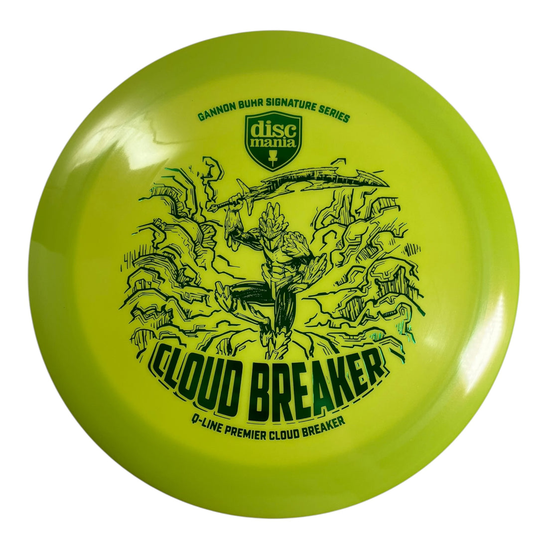 Discmania Cloud Breaker | Premier Q-Line | Yellow/Green 168-173g (Gannon Buhr) Disc Golf