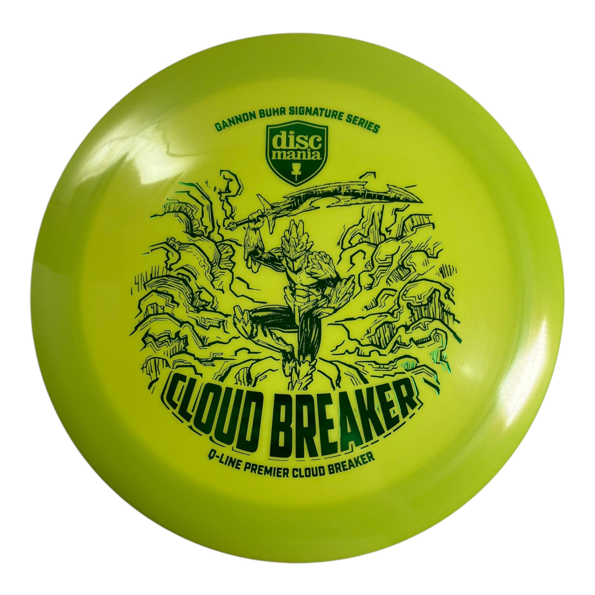 Discmania Cloud Breaker | Premier Q-Line | Yellow/Green 168-173g (Gannon Buhr) Disc Golf