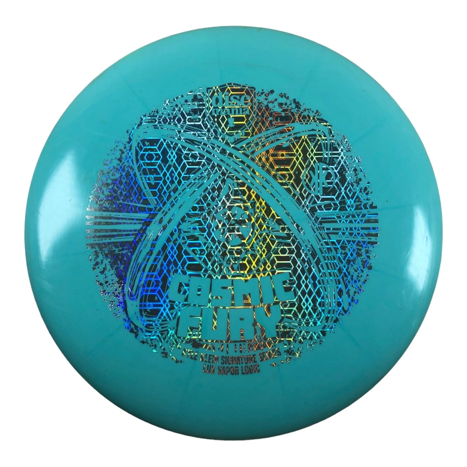 Discmania Cosmic Fury - Logic | Lux Vapor | Blue/Silver 177g (Kyle Klein) (Used Good) Disc Golf