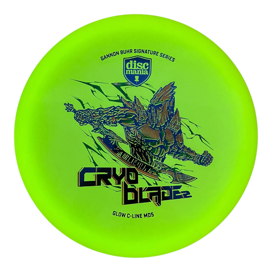 Discmania Cryo Blade - MD5 | Glow C-Line | Yellow/Blue/Gold 174-176g (Gannon Buhr) Disc Golf