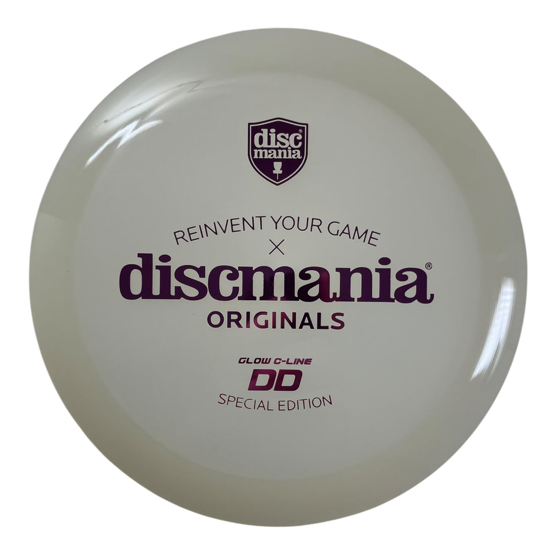 Discmania DD | Glow C-Line | White/Pink 173-174g Disc Golf