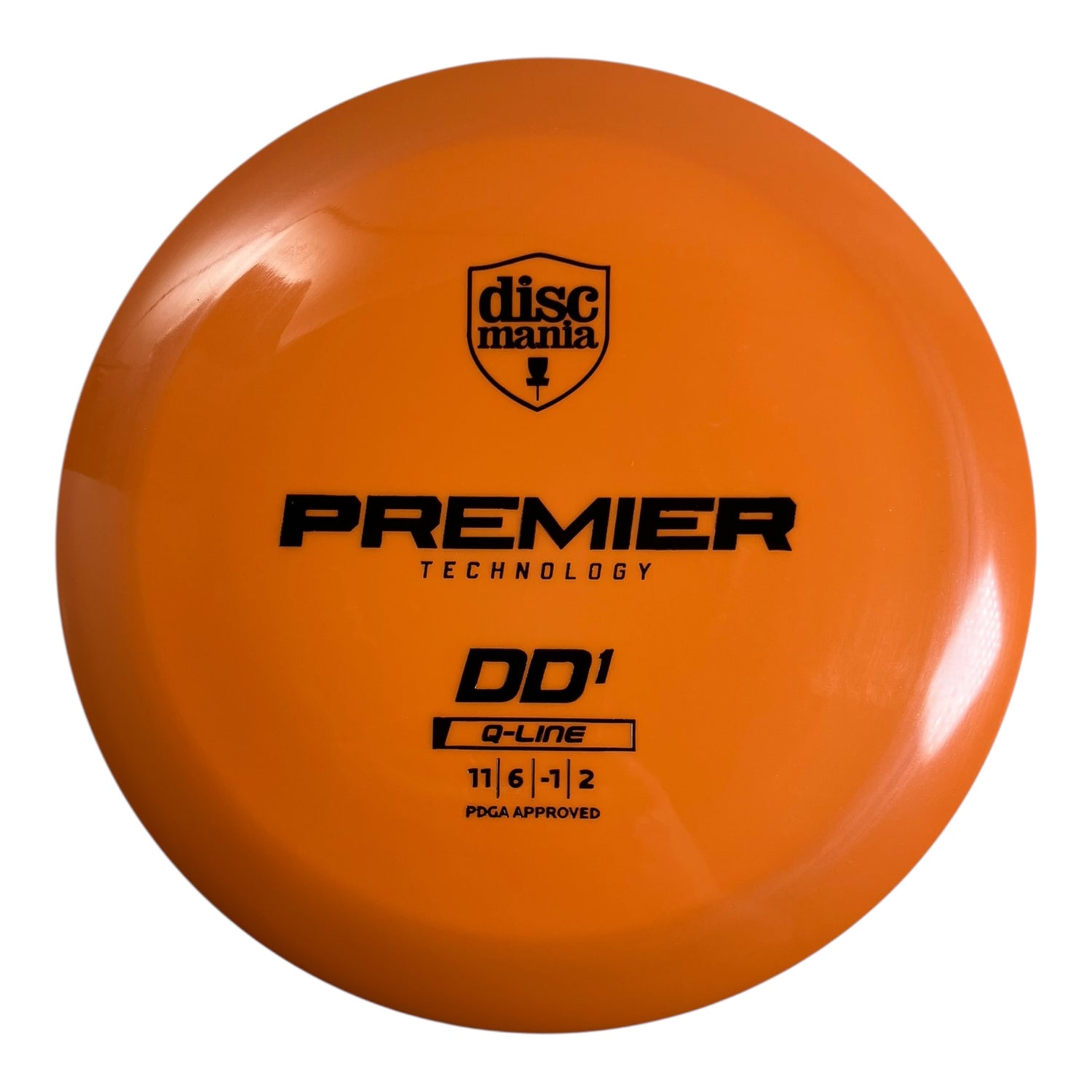 Discmania DD1 | Q-Line Premier | Orange/Black 173g Disc Golf