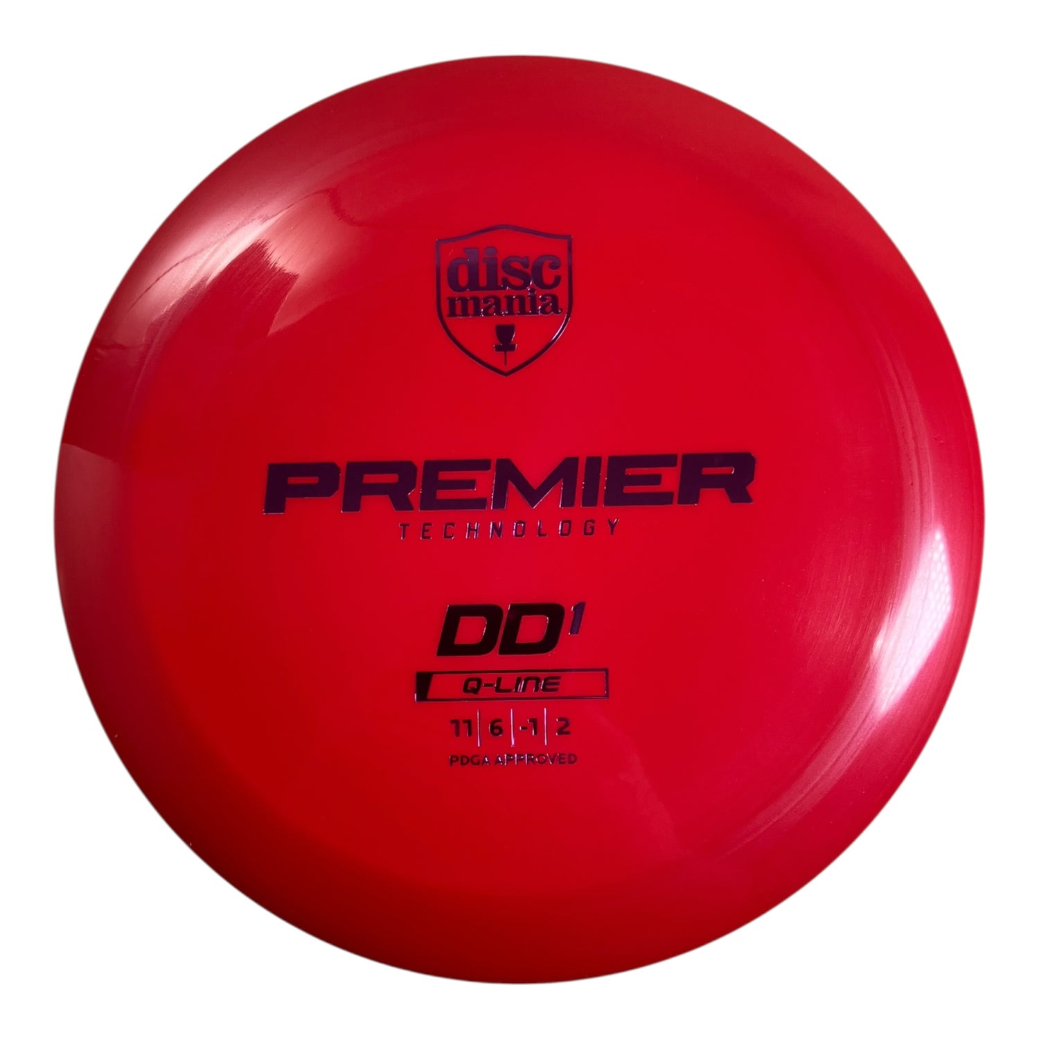 Discmania DD1 | Q-Line Premier | Red/Pink 164g Disc Golf