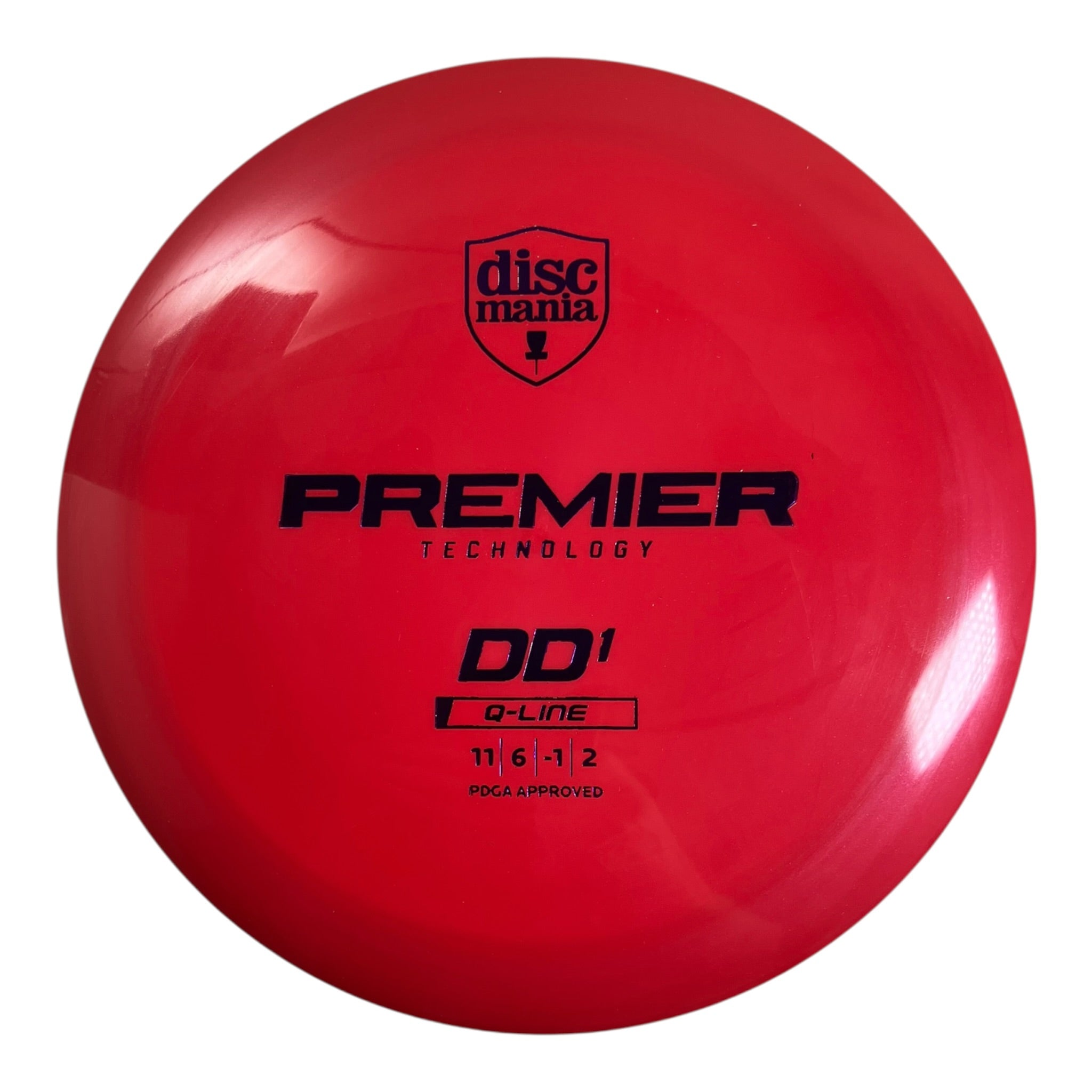 Discmania DD1 | Q-Line Premier | Red/Purple 166-174g Disc Golf