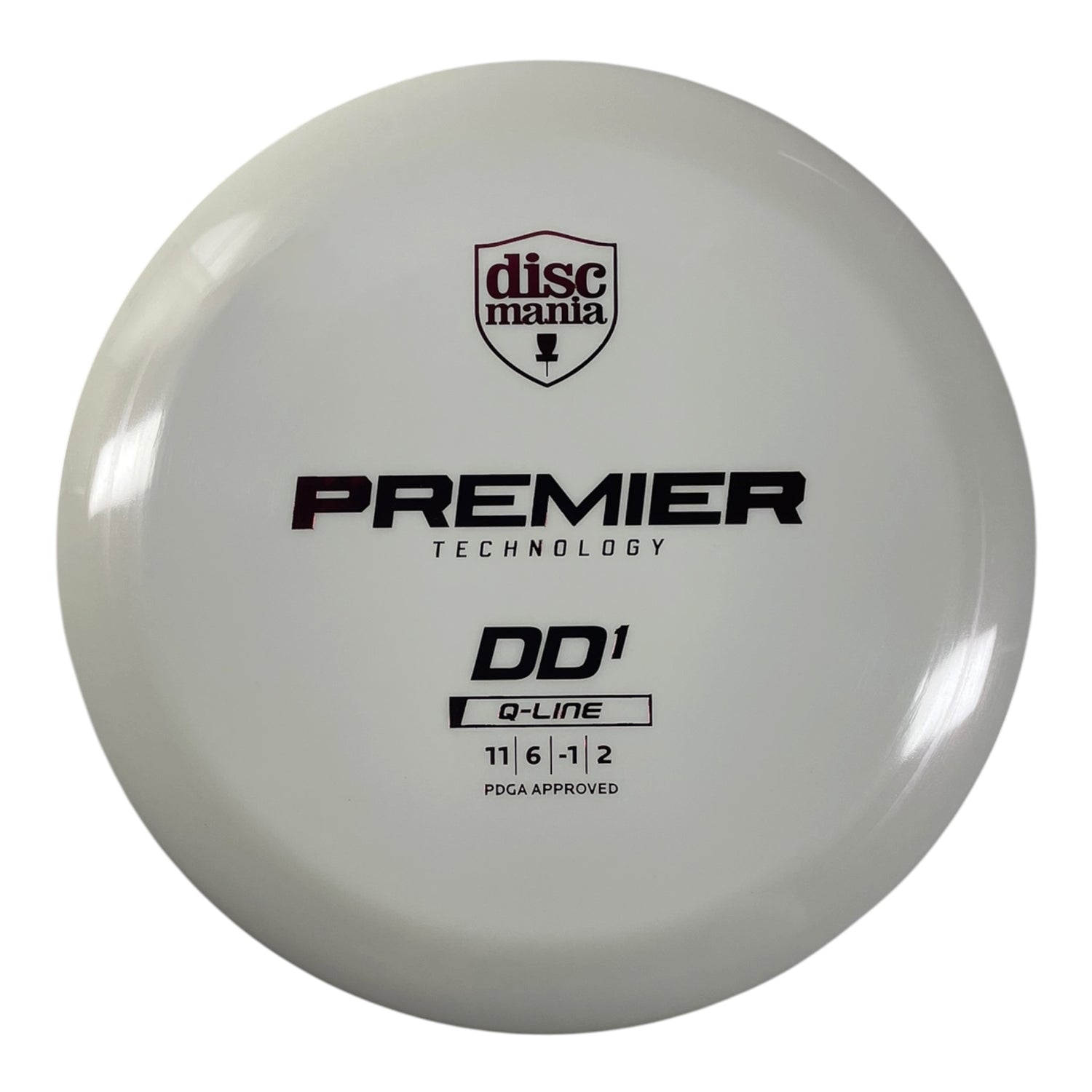 Discmania DD1 | Q-Line Premier | White/Pink 171-173g Disc Golf