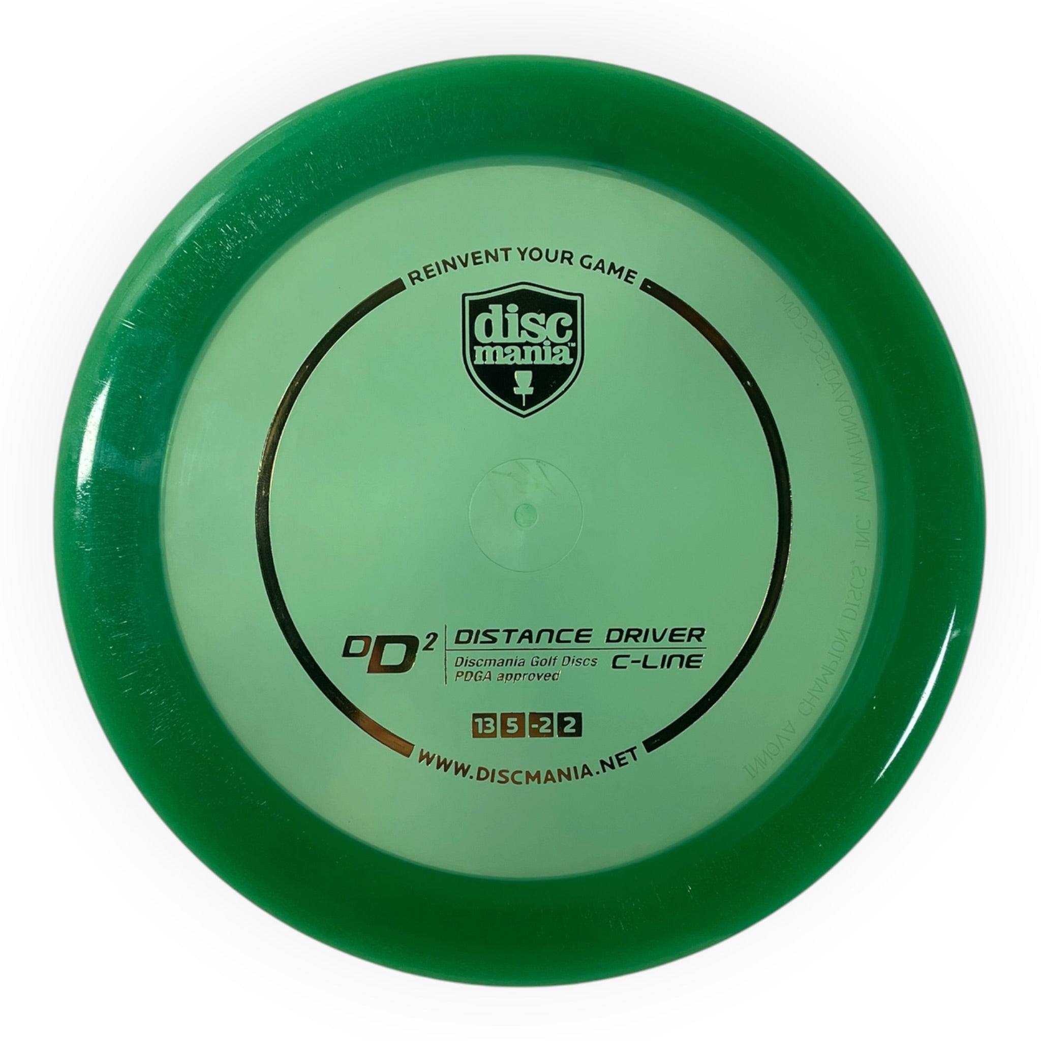 Discmania DD2 | C-Line | Green/Gold 167g (Innova Made) Disc Golf