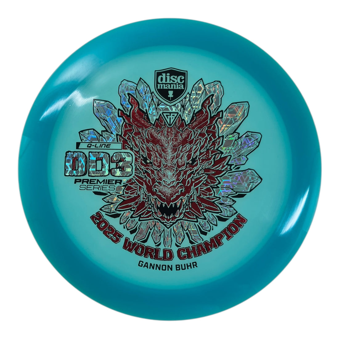 Discmania DD3 | Q-Line | Blue/Red 173g (Gannon Buhr 2025 World Champ) Disc Golf