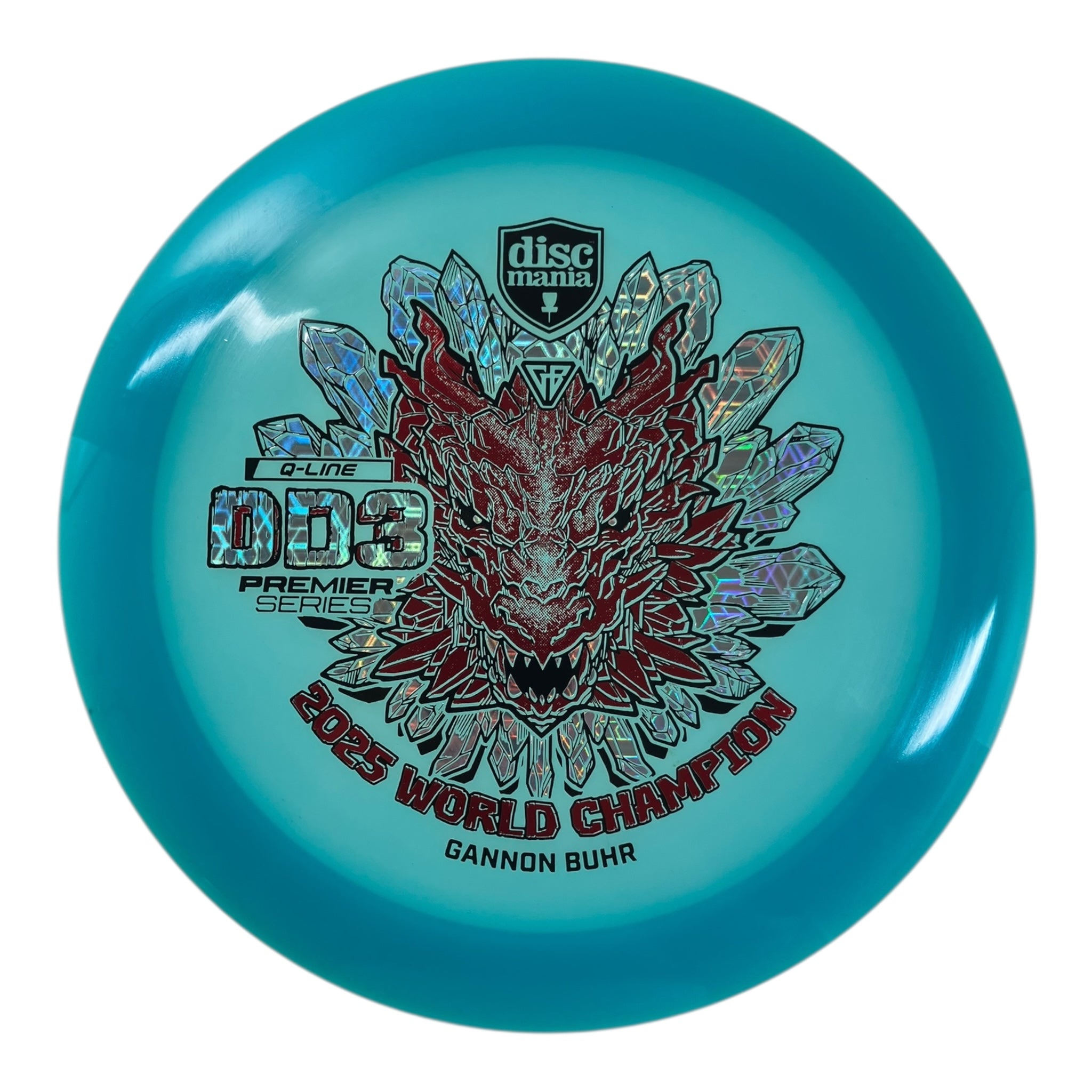 Discmania DD3 | Q-Line | Blue/Red 173g (Gannon Buhr 2025 World Champ) Disc Golf