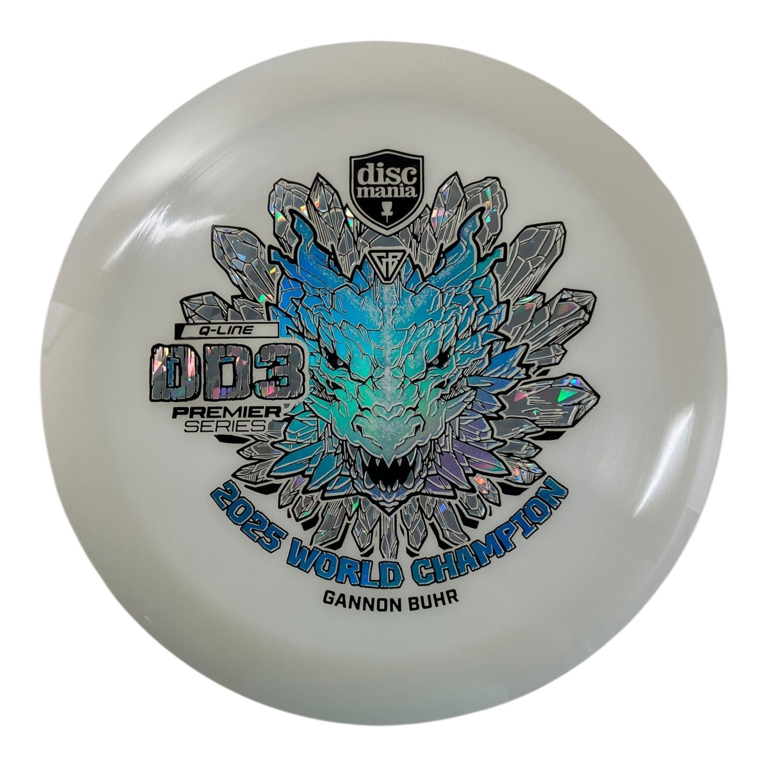 Discmania DD3 | Q-Line | White/Blue 173g (Gannon Buhr 2025 World Champ) Disc Golf