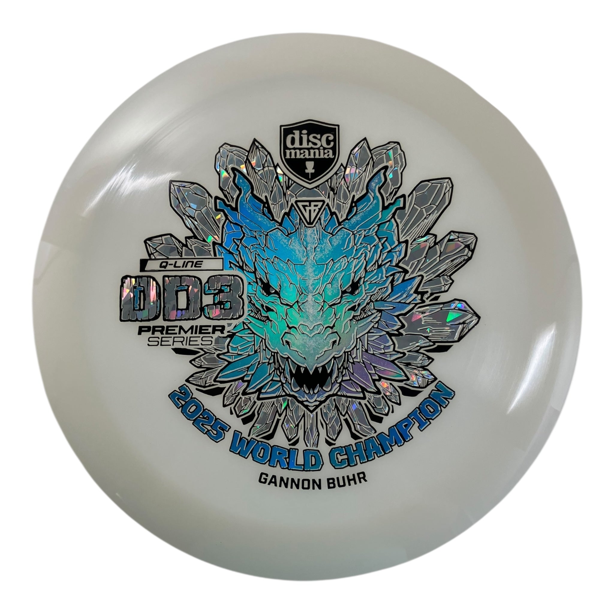Discmania DD3 | Q-Line | White/Blue 173g (Gannon Buhr 2025 World Champ) Disc Golf