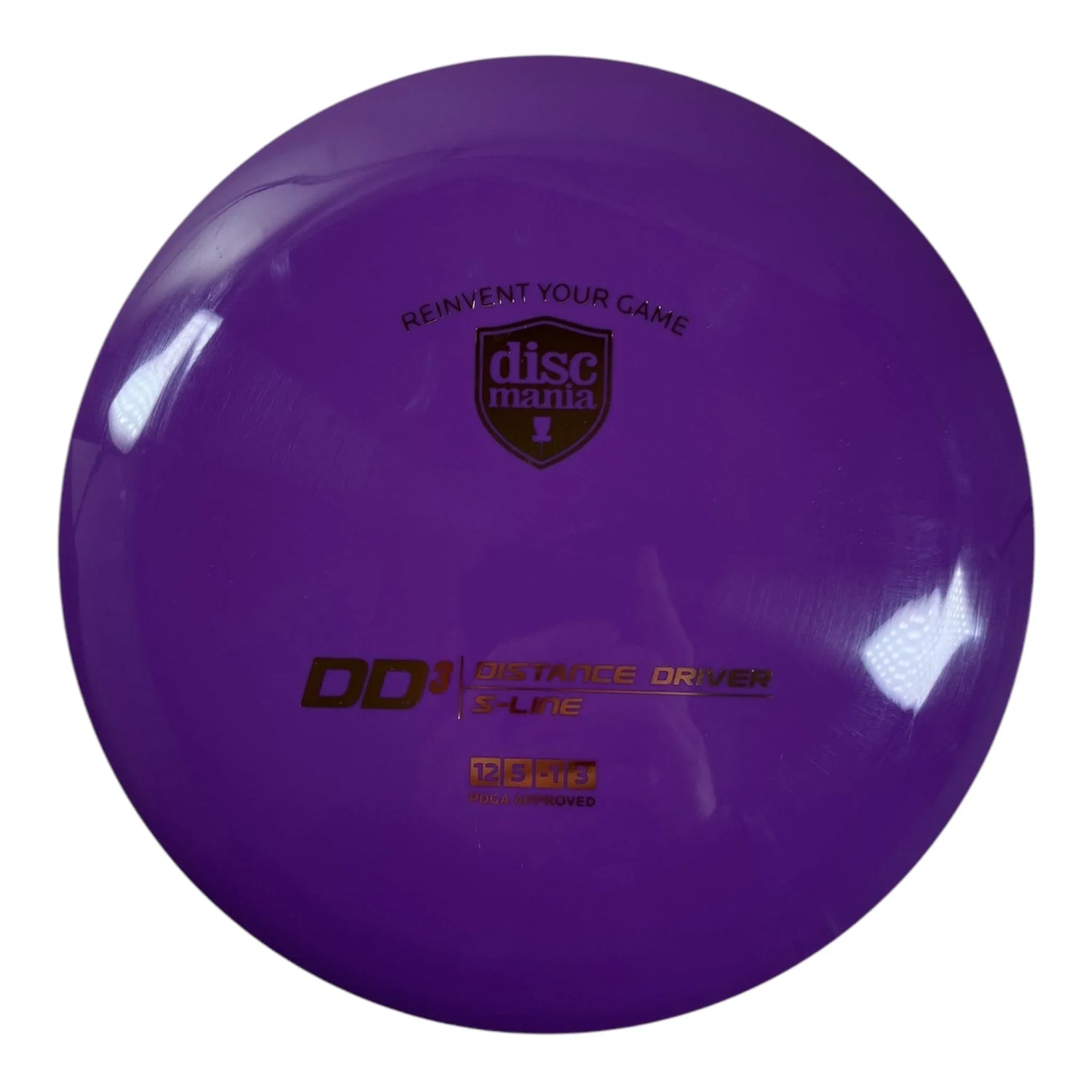 Discmania DD3 | S - Line | Purple/Gold 175g Disc Golf