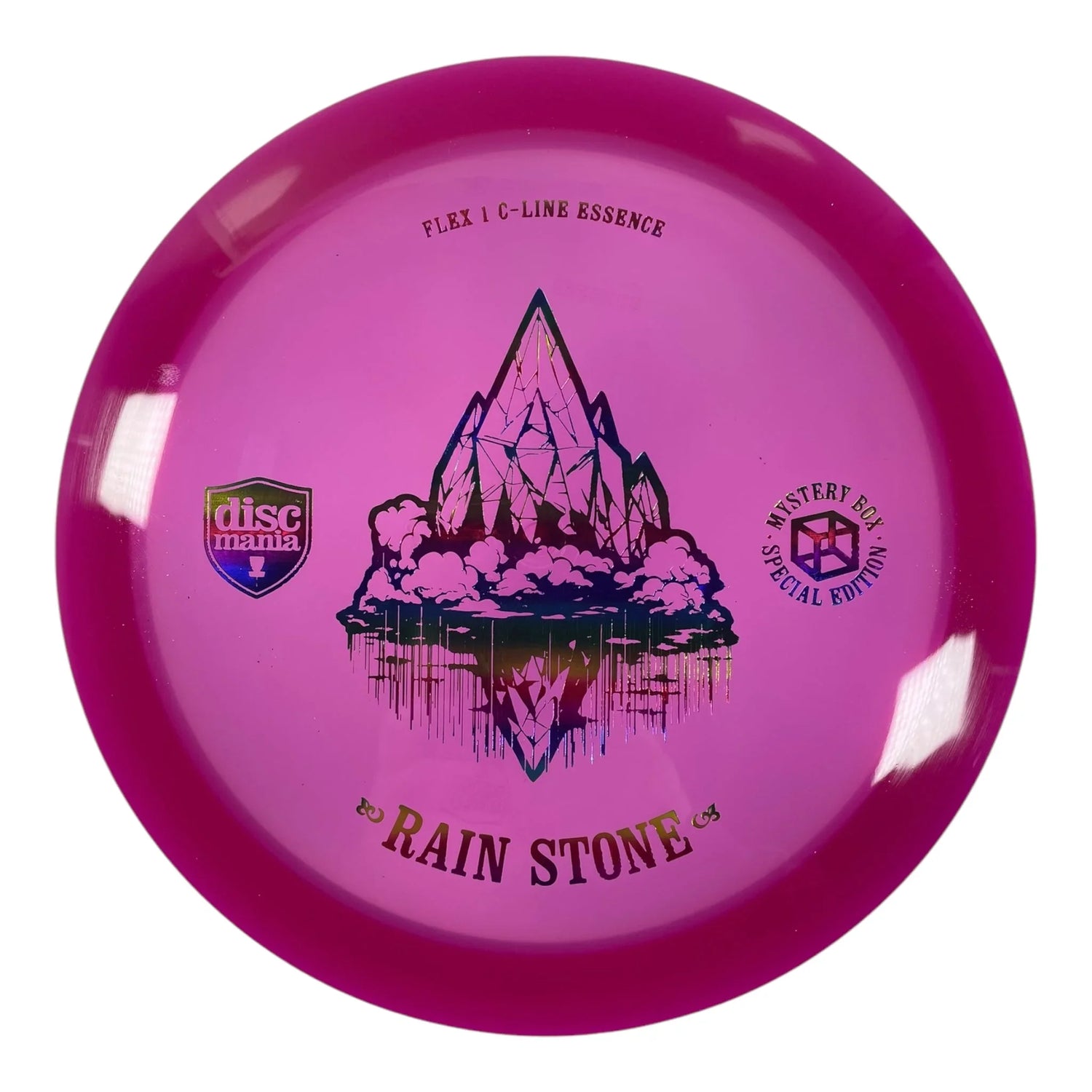Discmania Essence | Flex 1 C - Line | Purple/Rainbow 173 - 174g (Rain Stone) Disc Golf