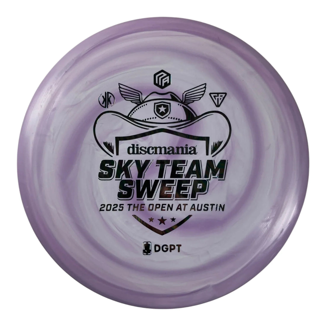 Discmania FD | Flex 2 Swirl D-Line | Purple/Oil Slick 174g (Sky Team Sweep) Disc Golf