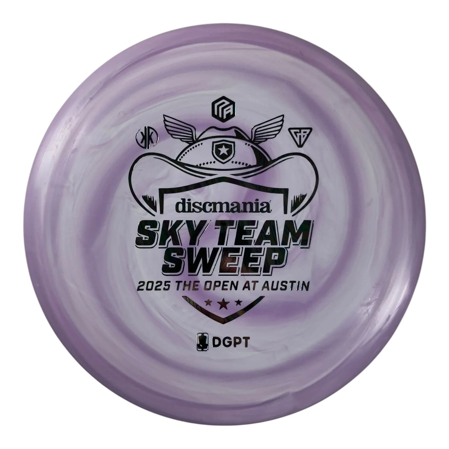Discmania FD | Flex 2 Swirl D-Line | Purple/Oil Slick 174g (Sky Team Sweep) Disc Golf