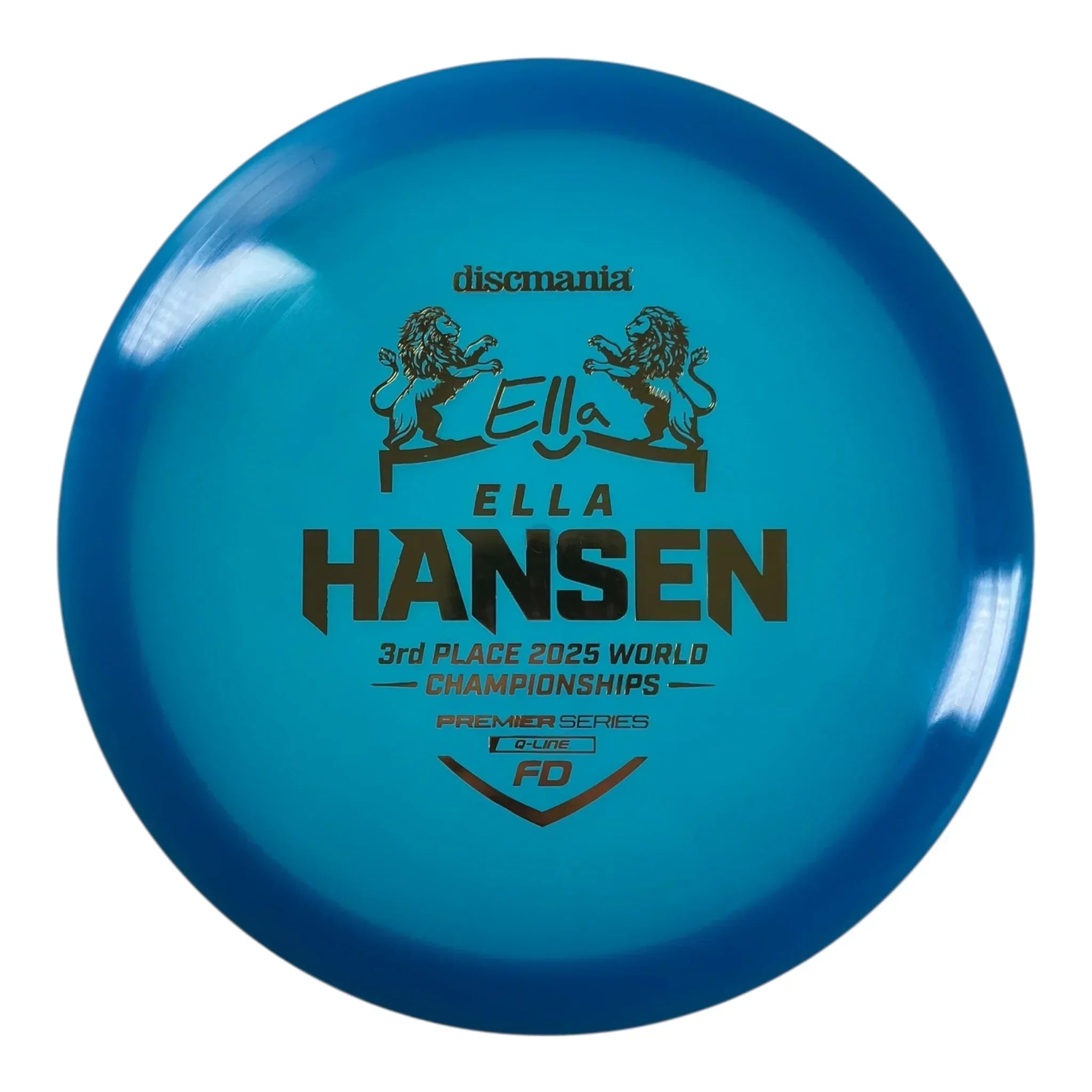Discmania FD | Q-Line | Blue/Gold 174g (Ella Hansen) Disc Golf