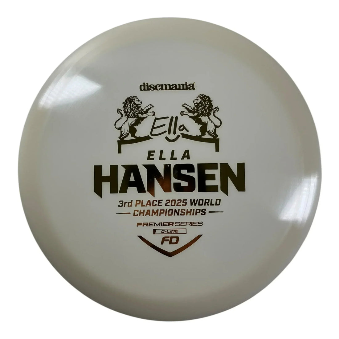 Discmania FD | Q-Line | White/Gold 174g (Ella Hansen) Disc Golf